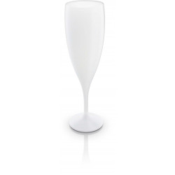 Flûte à champagne plastique réutilisable - Transparent