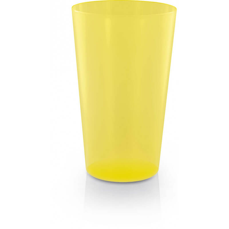 Gobelet en plastique réutilisable - Jaune translucide Gobelet en plastique réutilisable - Jaune translucide