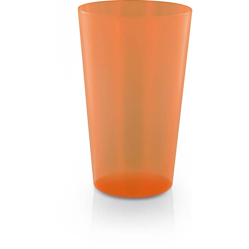 Gobelet plastique réutilisable - Orange translucide