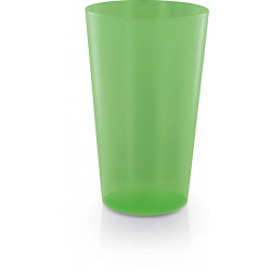 Gobelet plastique réutilisable - Vert translucide