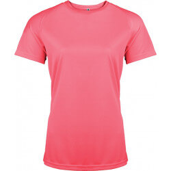 Tee-shirt sport femme - Rose fluo