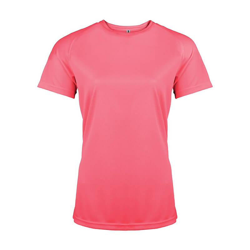 Tee-shirt sport femme - Rose fluo