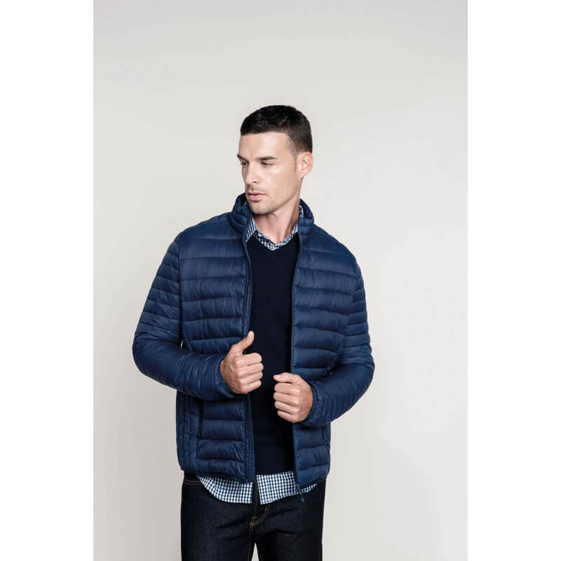 Advertising embroidery on Men's Lightweight Down Jacket