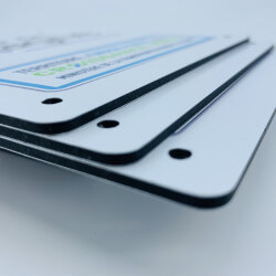 plaques aluminium blanche 3mm - Marchandise Pro