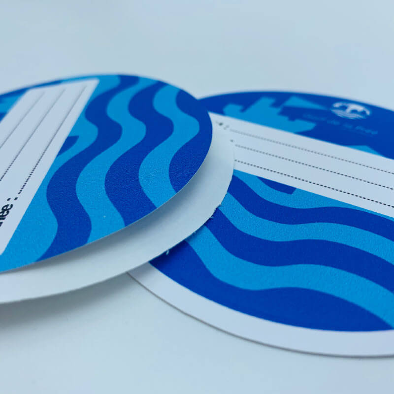 Custom removable white stickers printing configurator