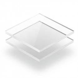 Impression découpe plexiglass transparent 3mm sur mesure