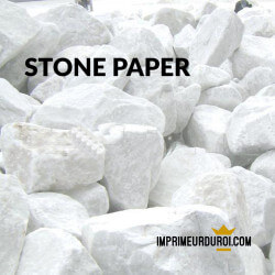 Stone paper poster