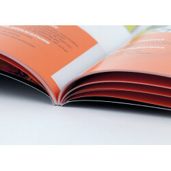 Brochure Dos Carré Collé  Impression de Catalogue Personnalisé avec Reliure