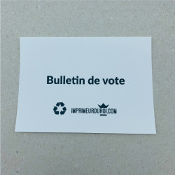 Bulletin de vote