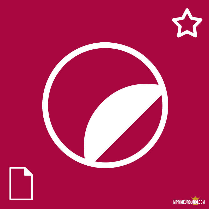 Custom removable white stickers printing configurator