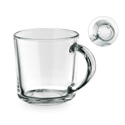 Transparent glass smiley...