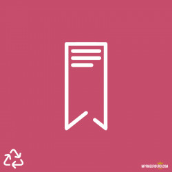 Marque page 100% recyclé