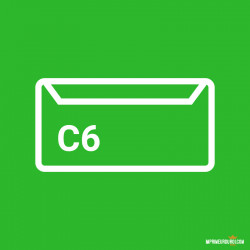 C6 enveloppe printing