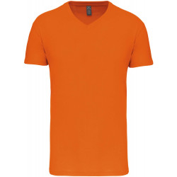 T-shirt Bio150IC col V homme - Orange 