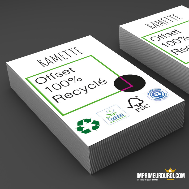 Impression sur papier recyclé : Bonne ou mauvaise idée ? - Groupe Offset 5  Édition