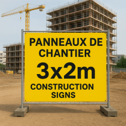 Panneaux chantier 300x200 cm