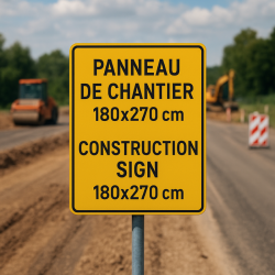 Panneaux chantier 180x270 cm