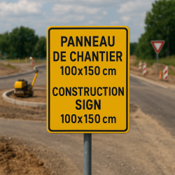 Panneaux chantier 100x150 cm