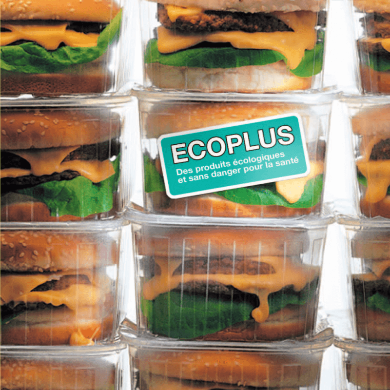 Etiquette Jac® Ecoplus pour emballage alimentaire.